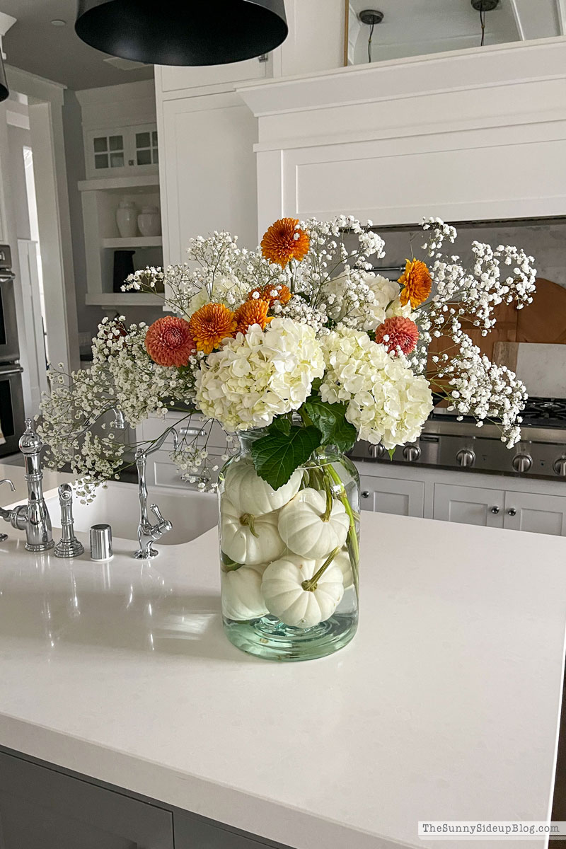 Pumpkin Flower Arrangement (Sunny Lifestyles)