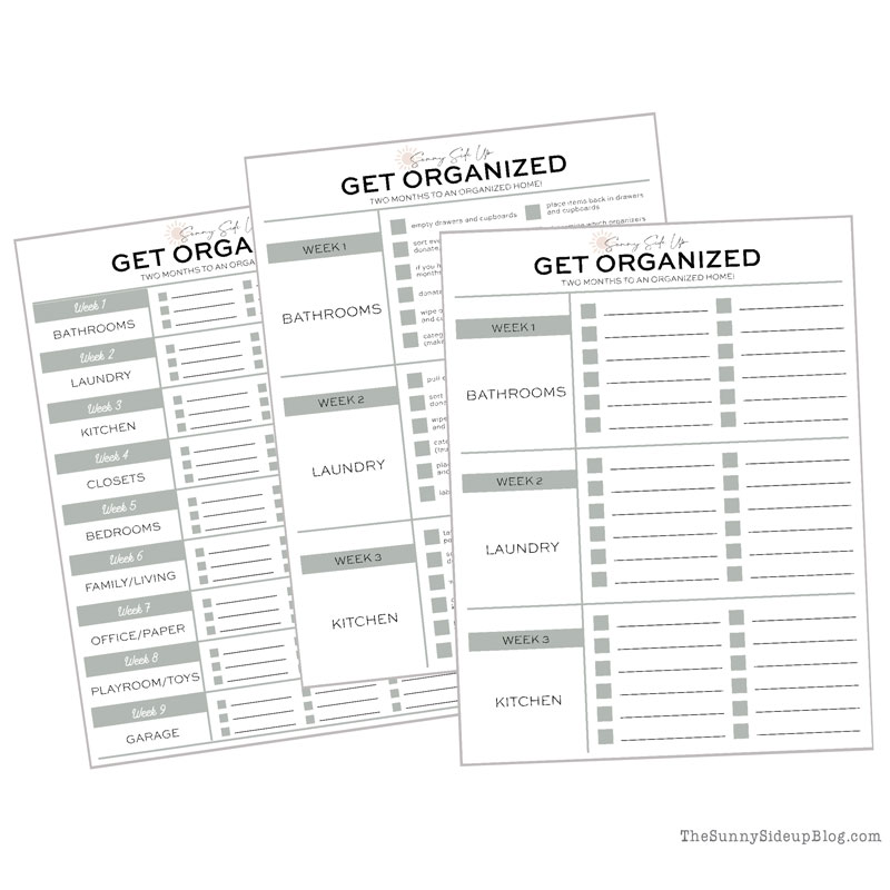 New Year/Organizing Challenge (Sunny Lifestyles)