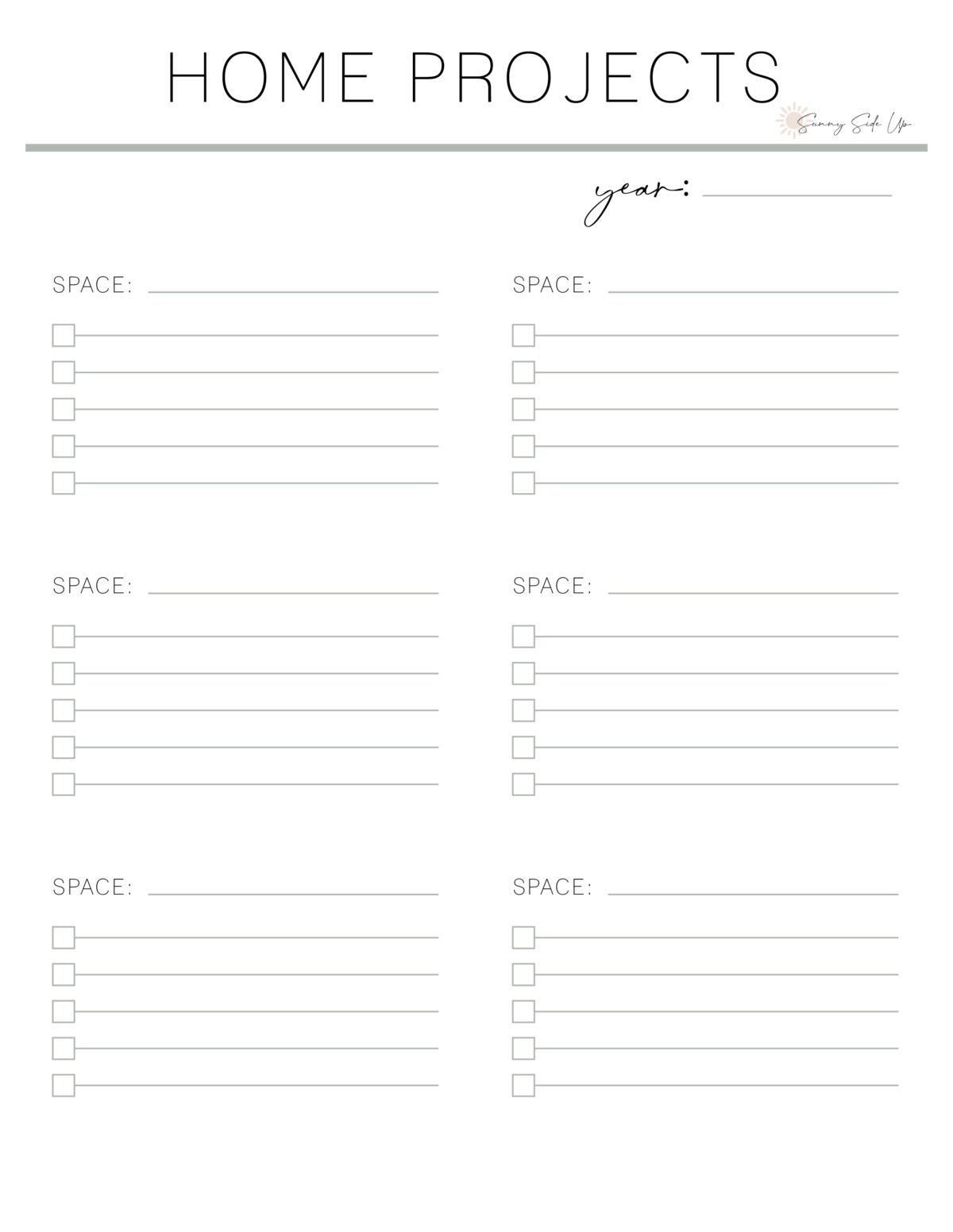 New Year/Organizing Challenge (Sunny Lifestyles)