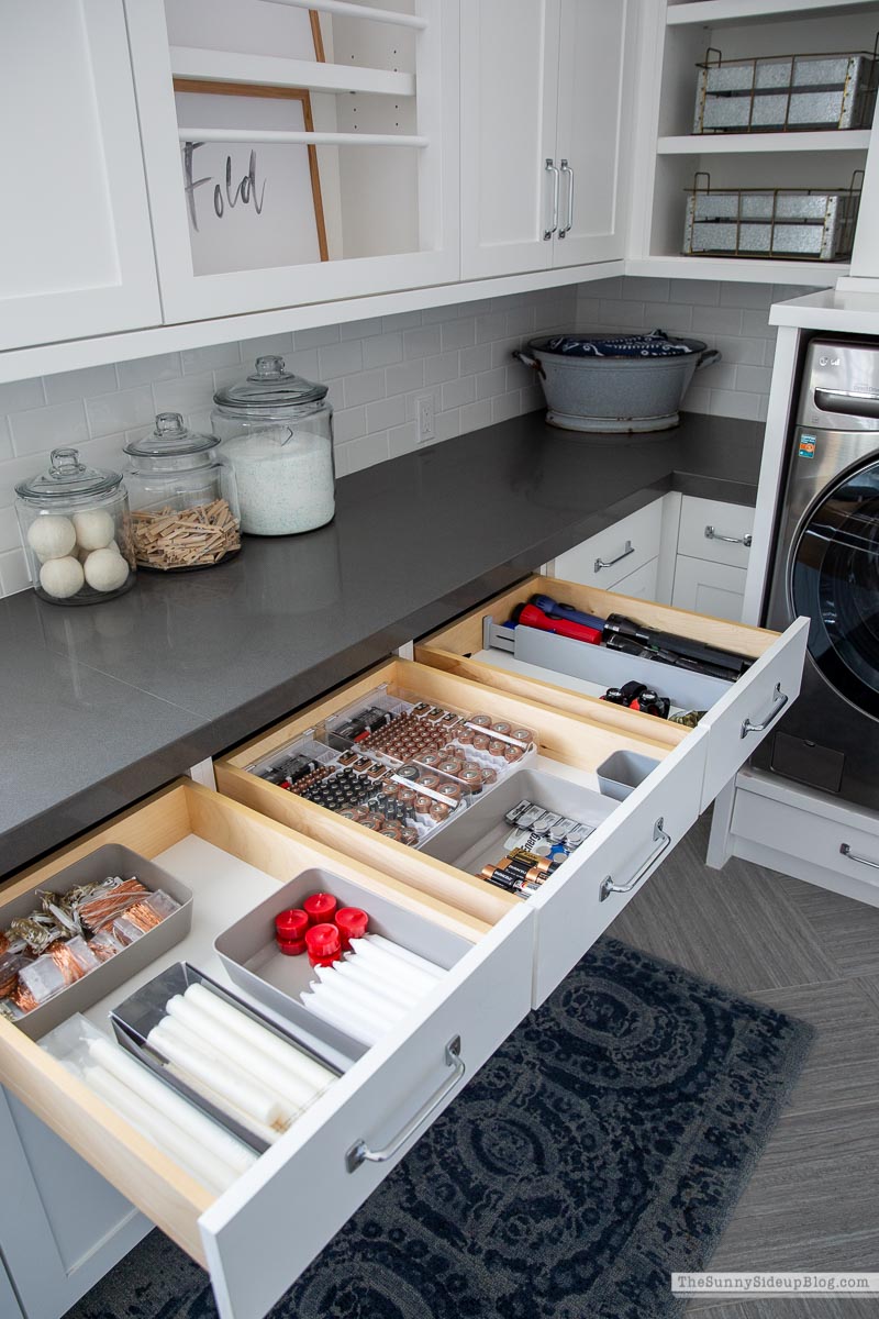 Laundry Room Organization (Sunny Lifestyles)