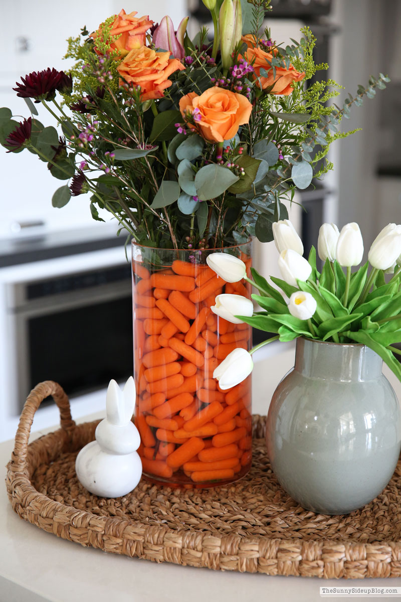Carrot Vase/Easter Ideas (Sunny Lifestyles)