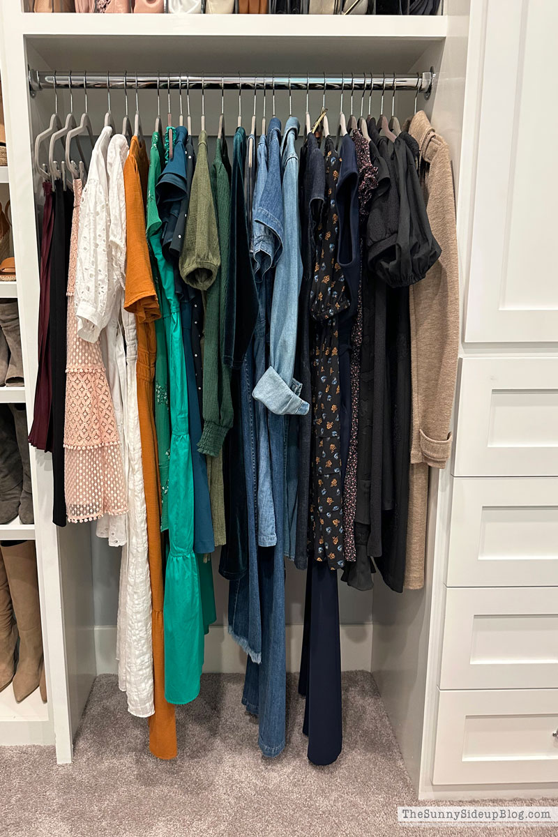 Organized Closet Progress (Sunny Lifestyles)