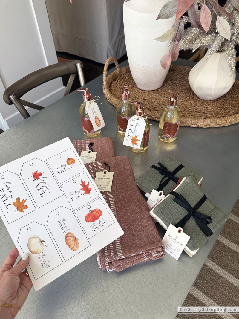 Fall Gift Tags (Sunny Lifestyles)