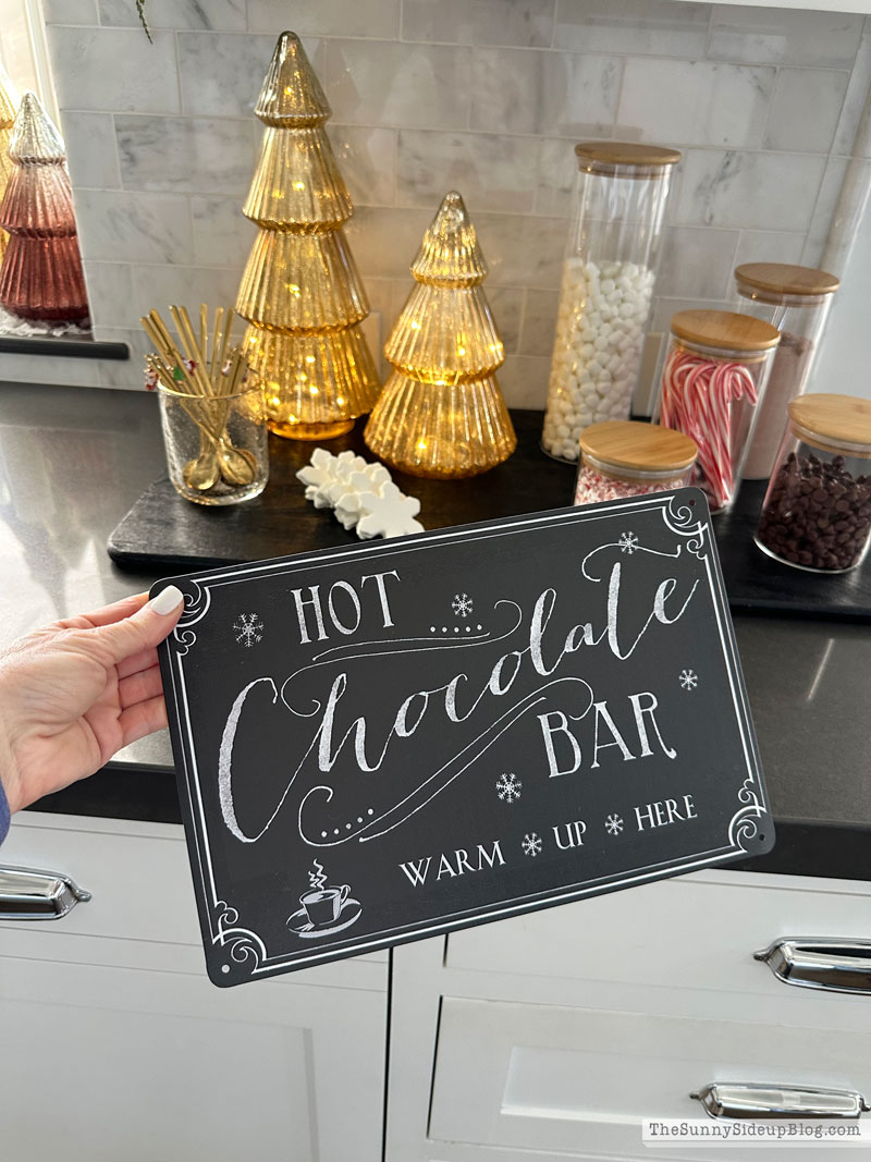 hot chocolate station (Sunny Lifestyles)