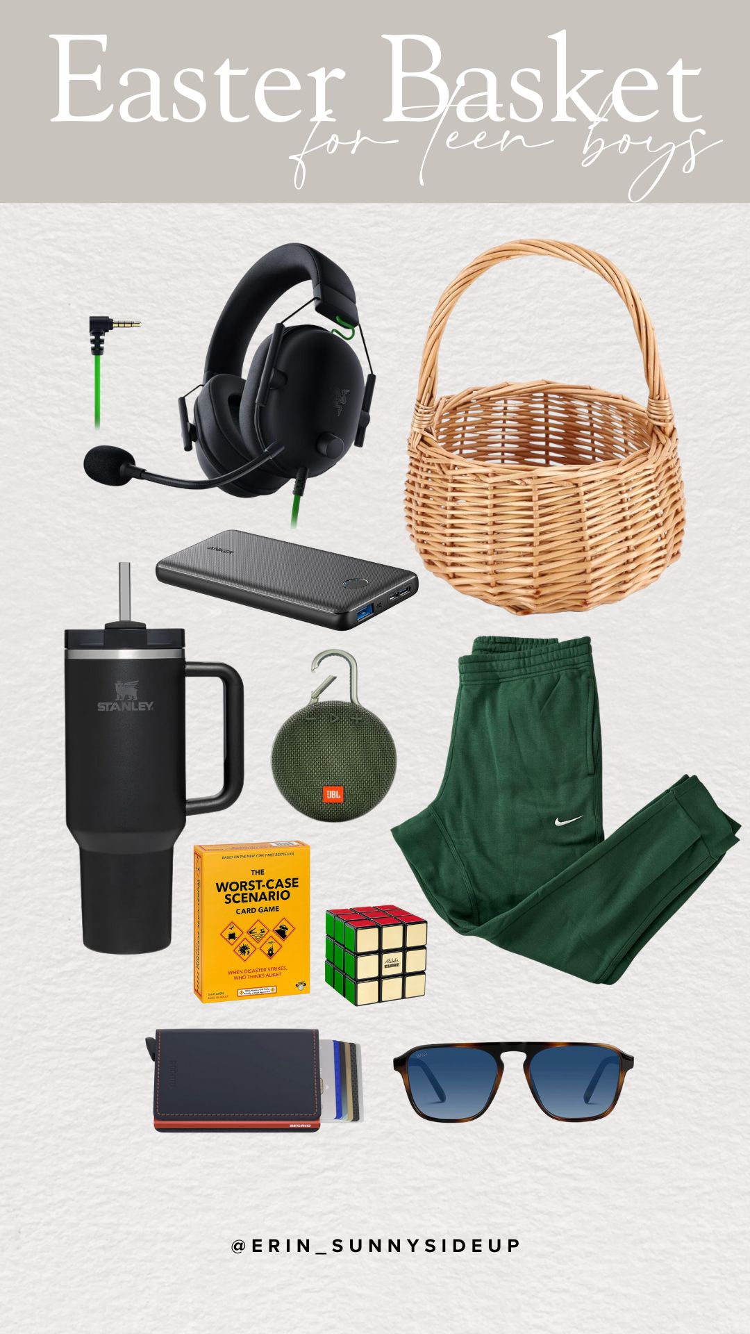 Easter Basket for Teen Boys (Sunny Lifestyles)