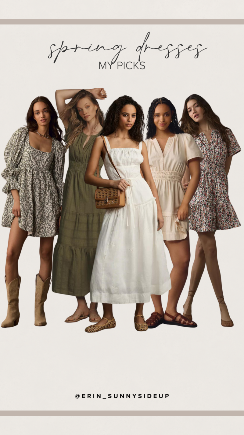 Spring Dresses from Anthropologie (Sunny Lifestyles)
