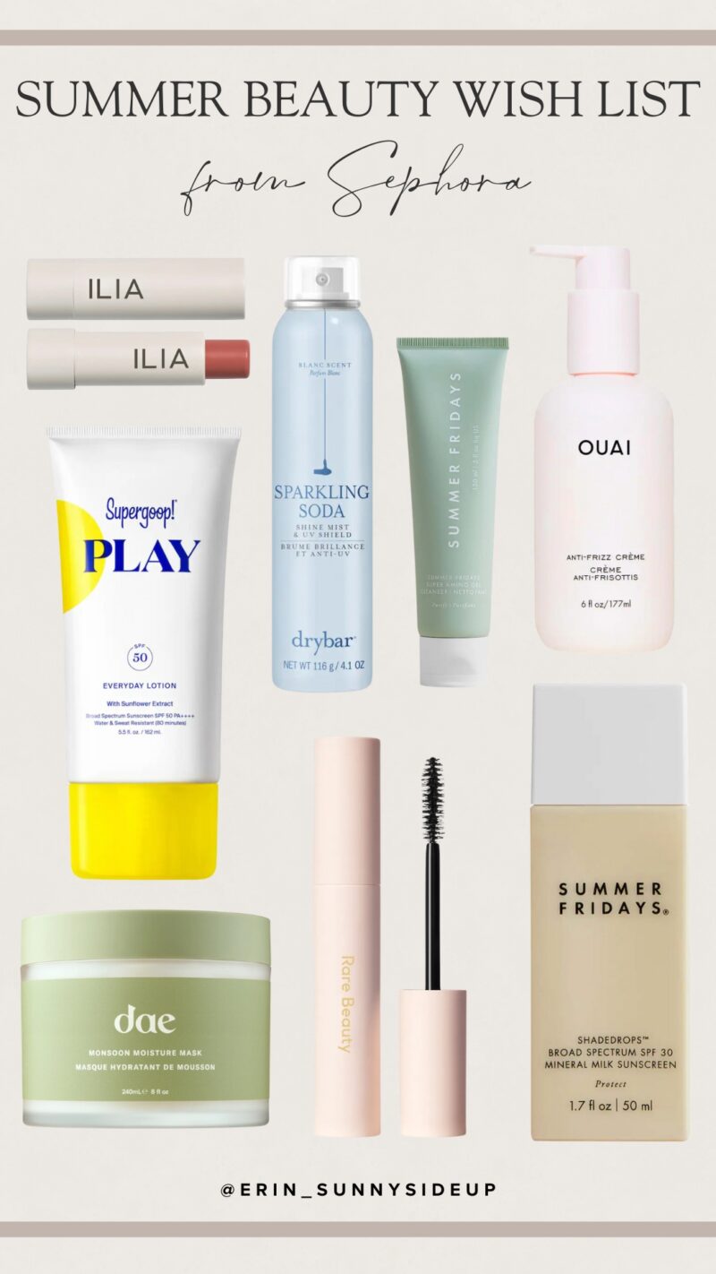 Summer Beauty Wish List From Sephora (Sunny Lifestyles Blog)