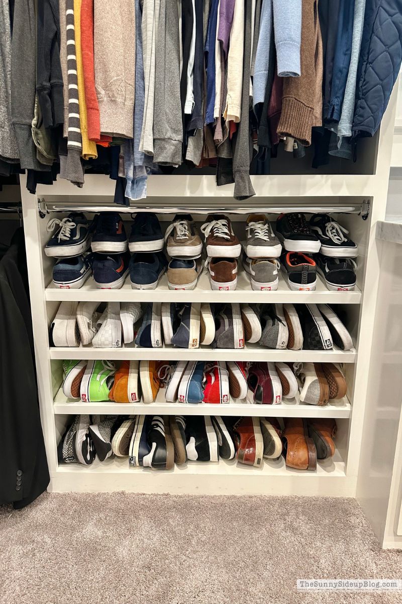 Shoe Shelves - His (Sunny Lifestyles)