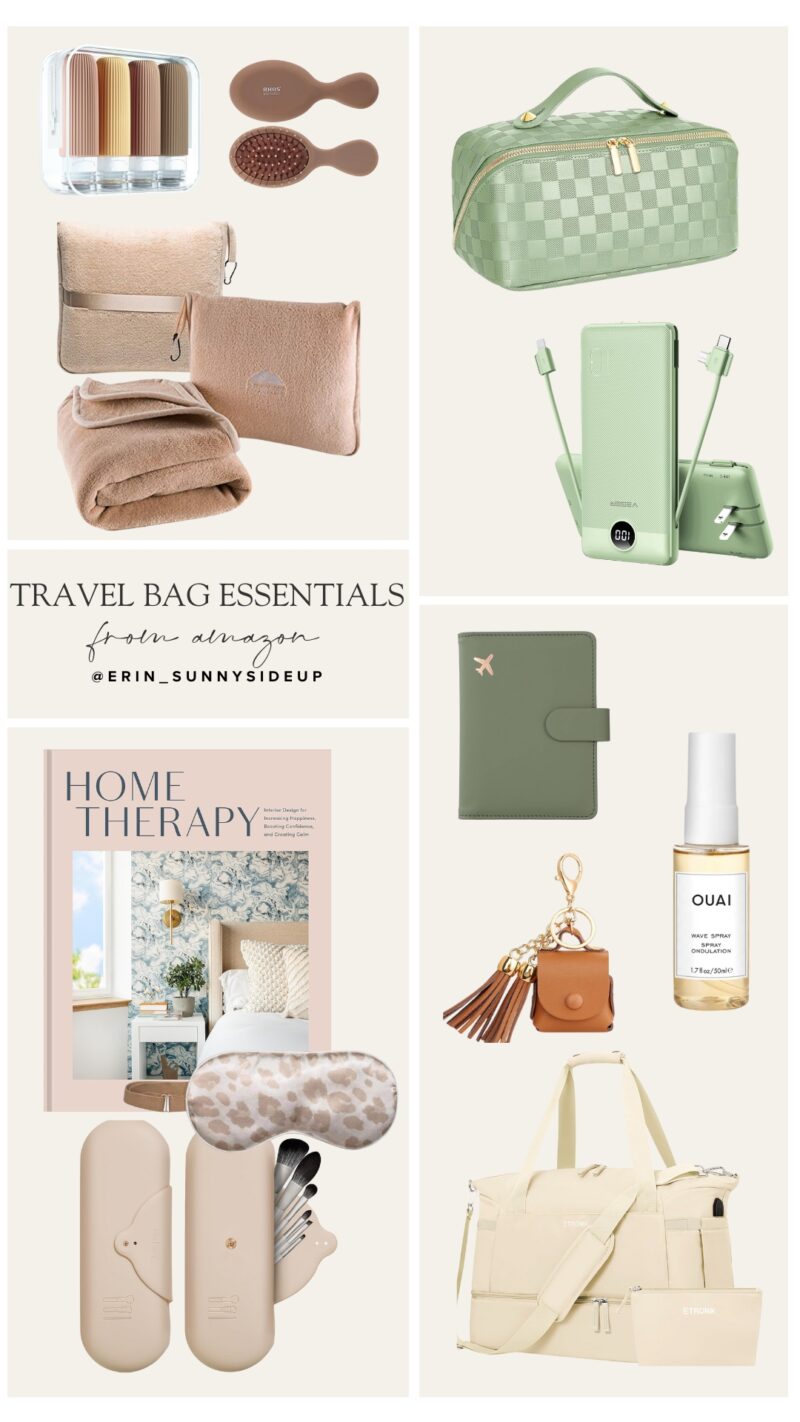 Travel Bag Essentials From Amazon (Erin Sunny Lifestyles Blog)