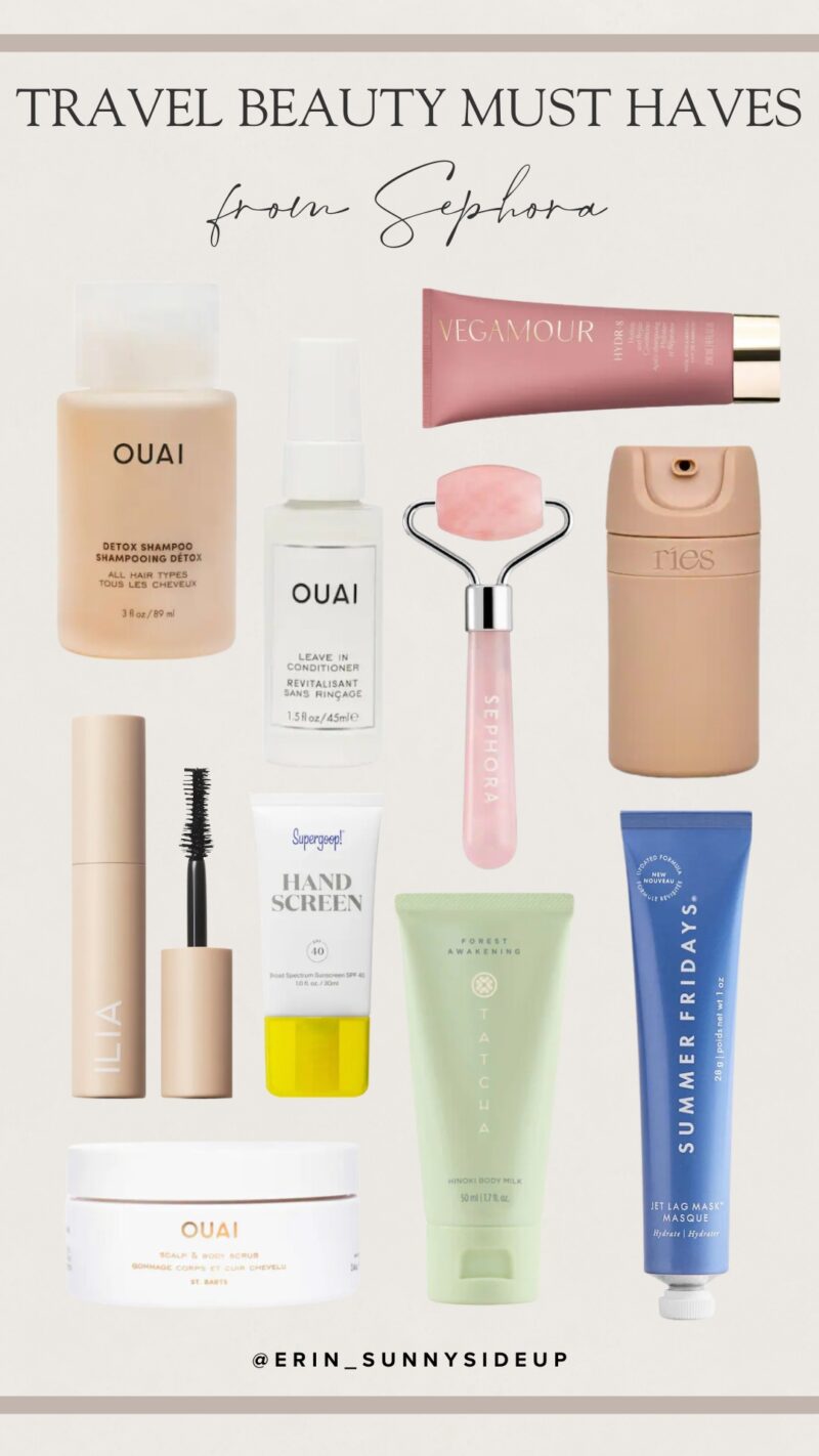 Travel Beauty Must Haves From Sephora (Erin Sunny Lifestyles Blog)