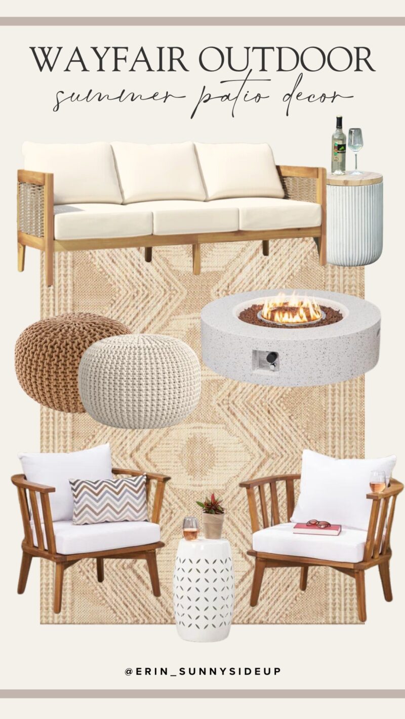 Wayfair Outdoor Summer Patio Decor (Sunny Lifestyles Blog)