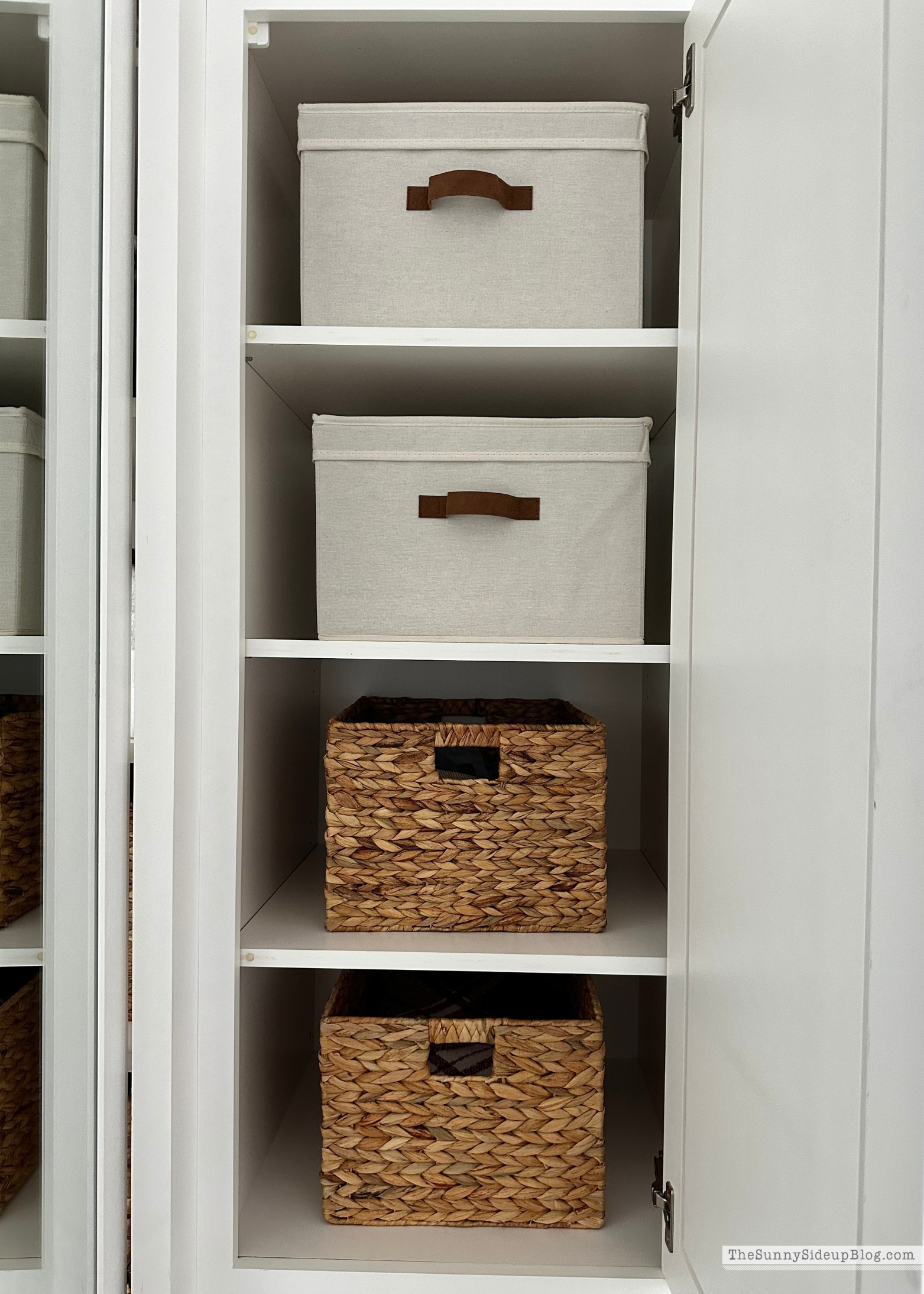 Wayfair Organized Linen Cupboard (Sunny Lifestyles Blog)