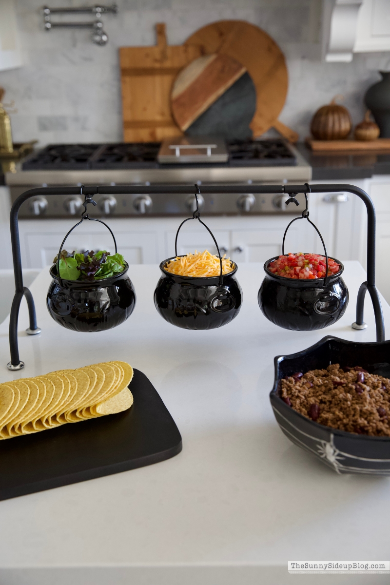 Halloween Cauldron Serving Bowls (Sunny Lifestyles)