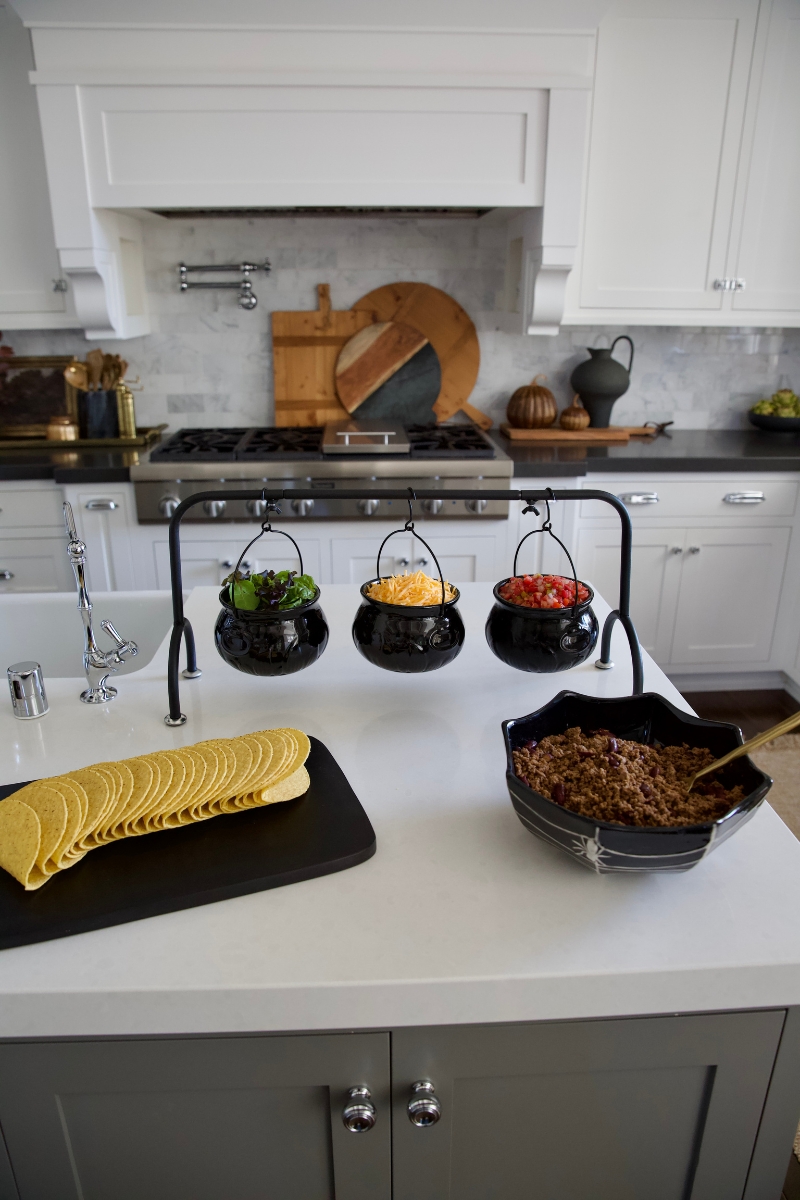 Halloween Cauldron Serving Bowls (Sunny Lifestyles)