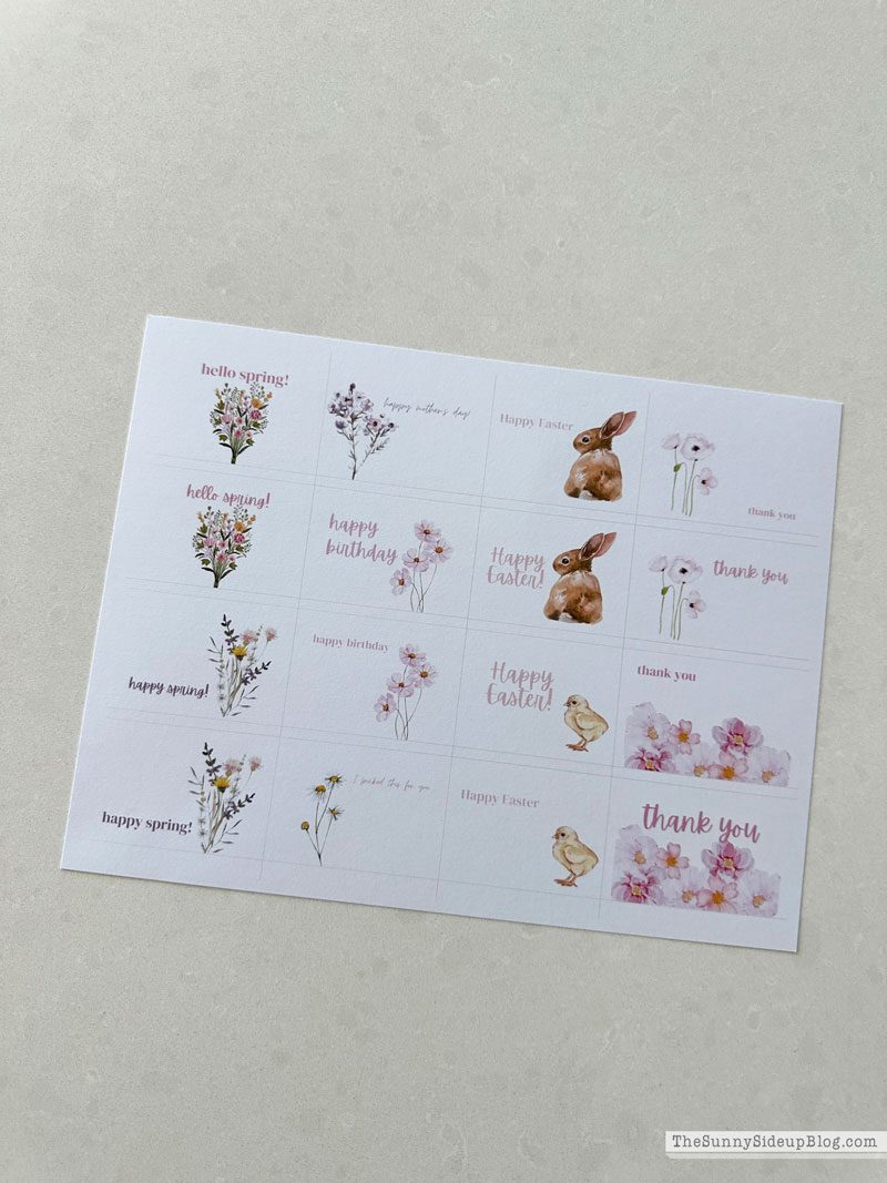 Spring Gift Cards (Sunny Lifestyles)