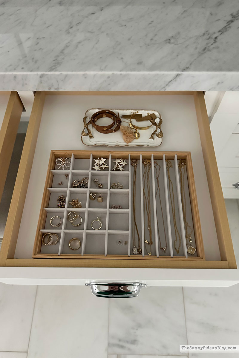 organized jewelry (Sunny Lifestyles)