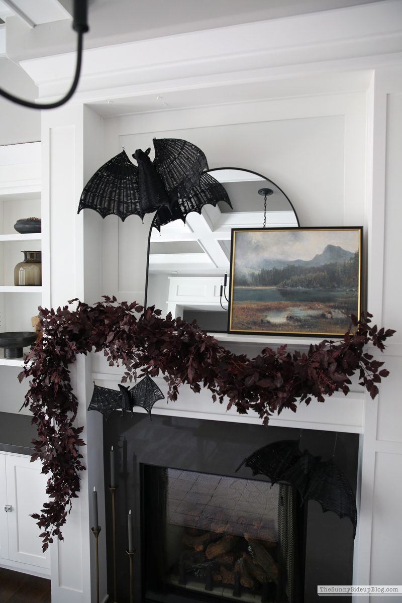 Fall/Halloween Mantel (Sunny Side Up)