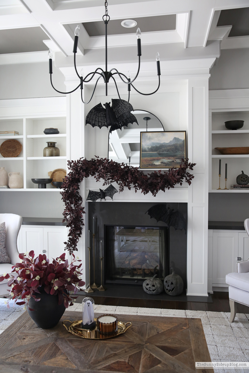 Fall/Halloween Mantel (Sunny Side Up)