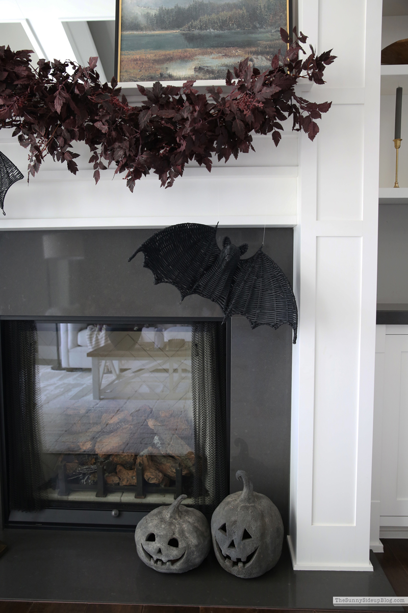 Fall/Halloween Mantel (Sunny Side Up)