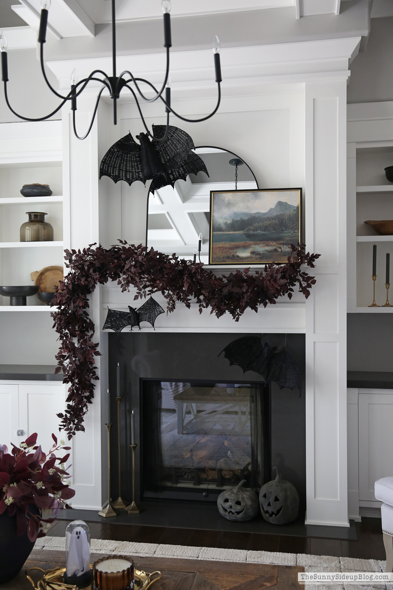 Fall/Halloween Mantel (Sunny Side Up)