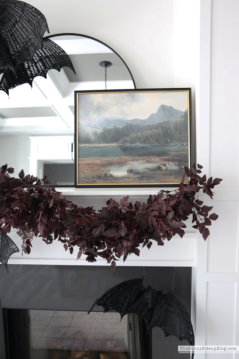 Fall/Halloween Mantel (Sunny Side Up)