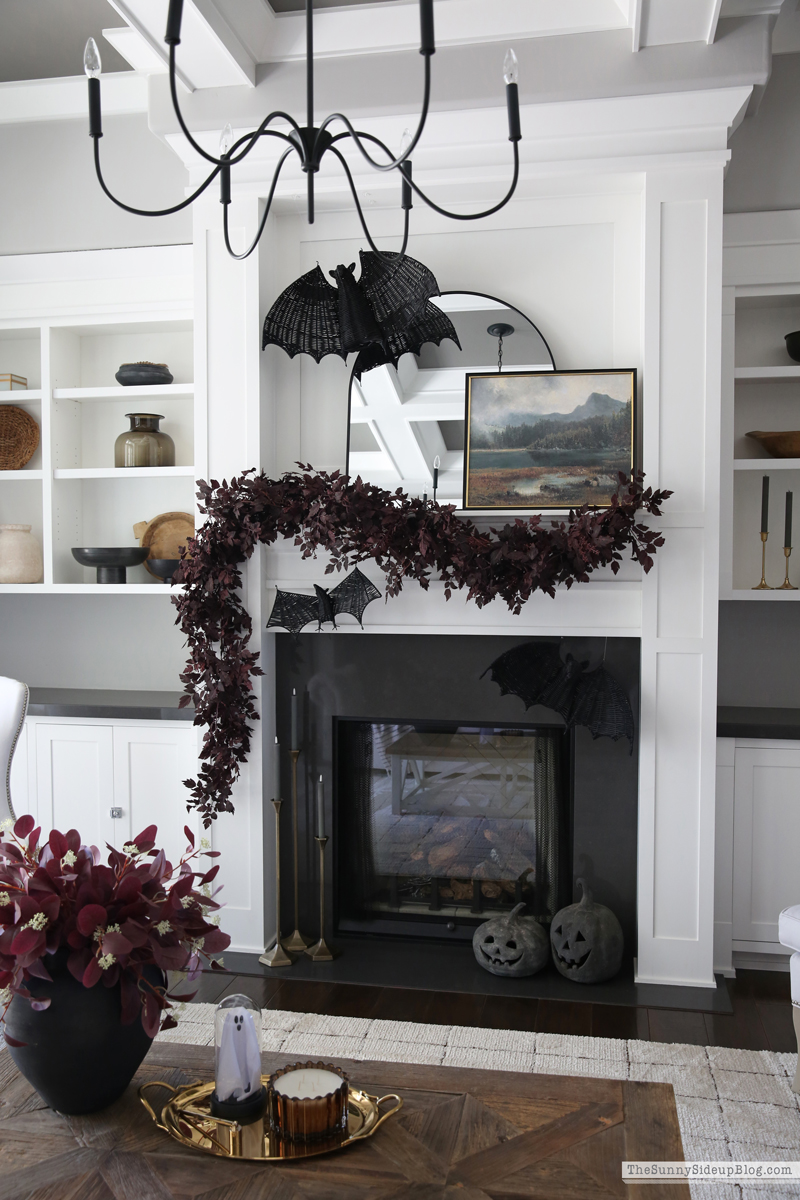 Fall/Halloween Mantel (Sunny Side Up)