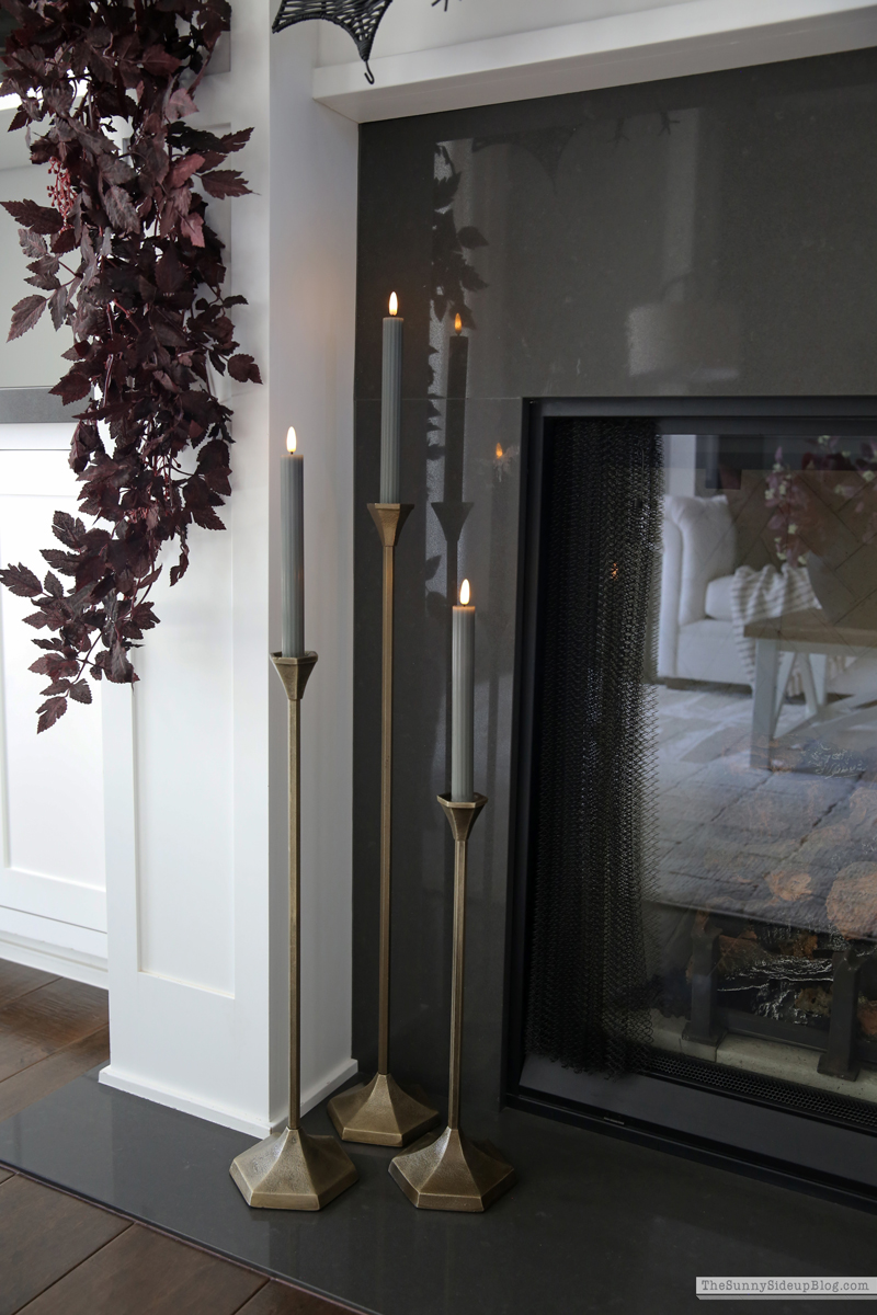 Fall/Halloween Mantel (Sunny Side Up)