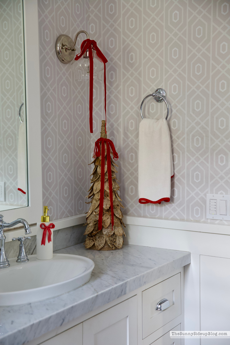 Christmas Bathroom (Sunny Side Up)