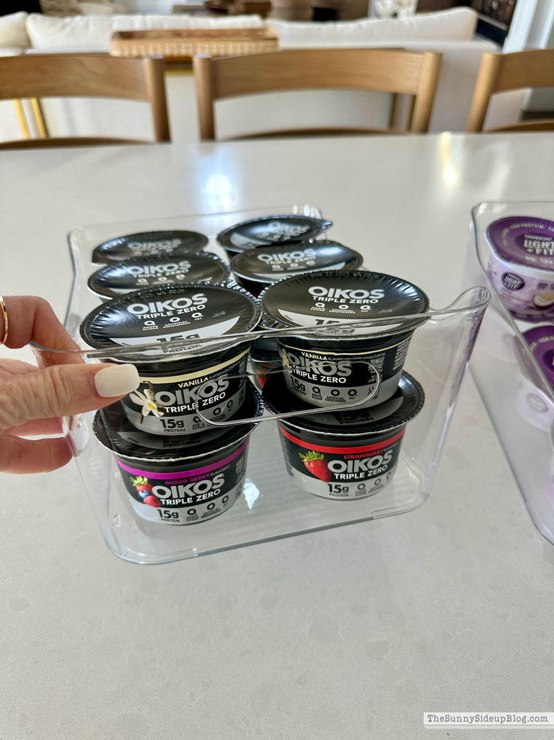 Fridge Organization and a recipe (Sunny Side Up)