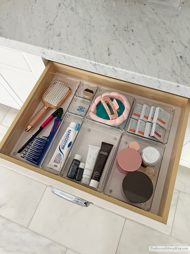 Organized Bathroom Drawers (Sunny Side Up)