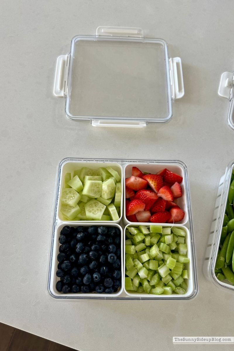 Fridge Organization and a recipe (Sunny Side Up)