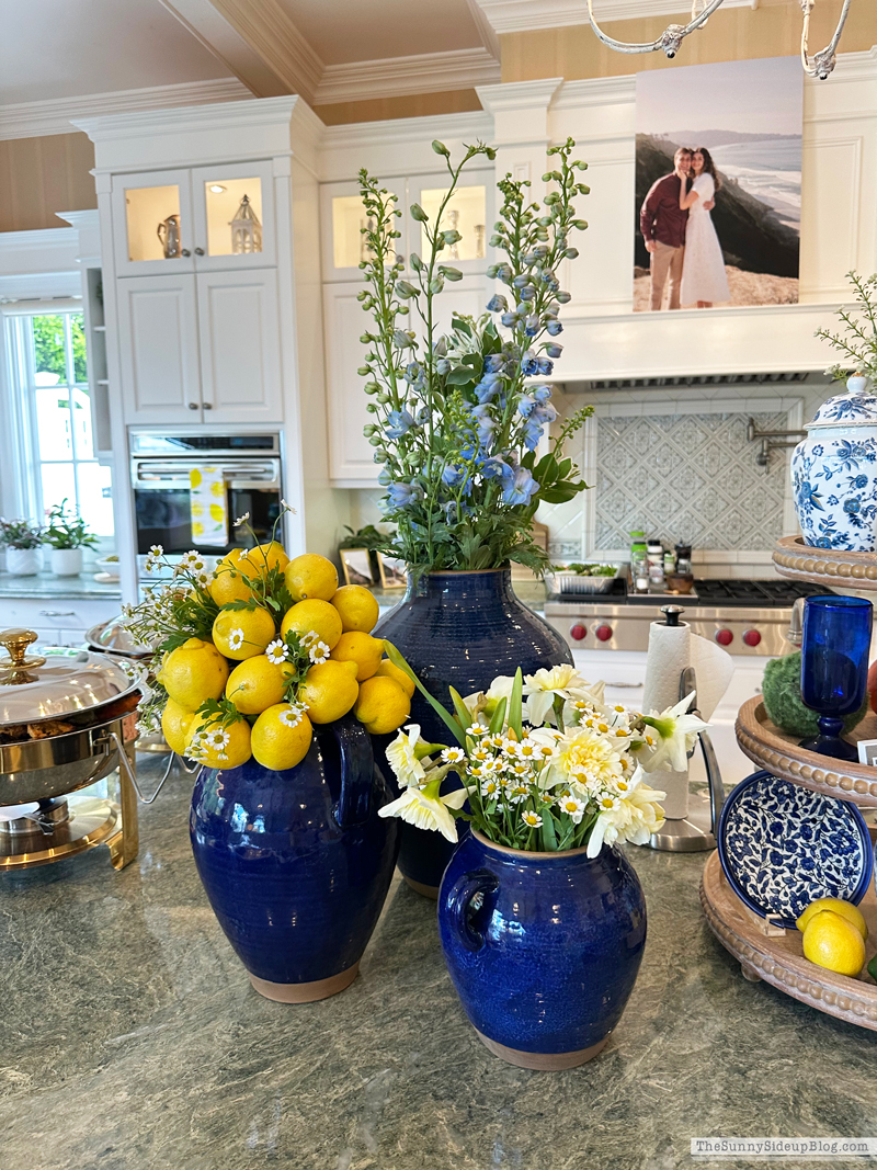 Blue and Yellow Wedding Shower with Lemons! (Sunny Side Up)