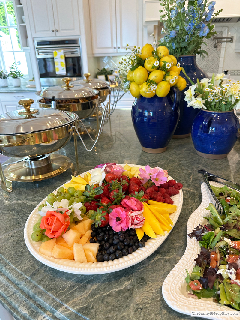 Blue and Yellow Wedding Shower with Lemons! (Sunny Side Up)