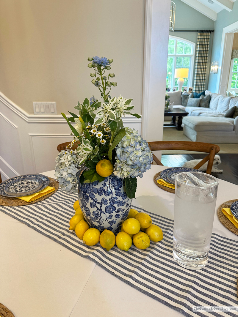 Blue and Yellow Wedding Shower with Lemons! (Sunny Side Up)