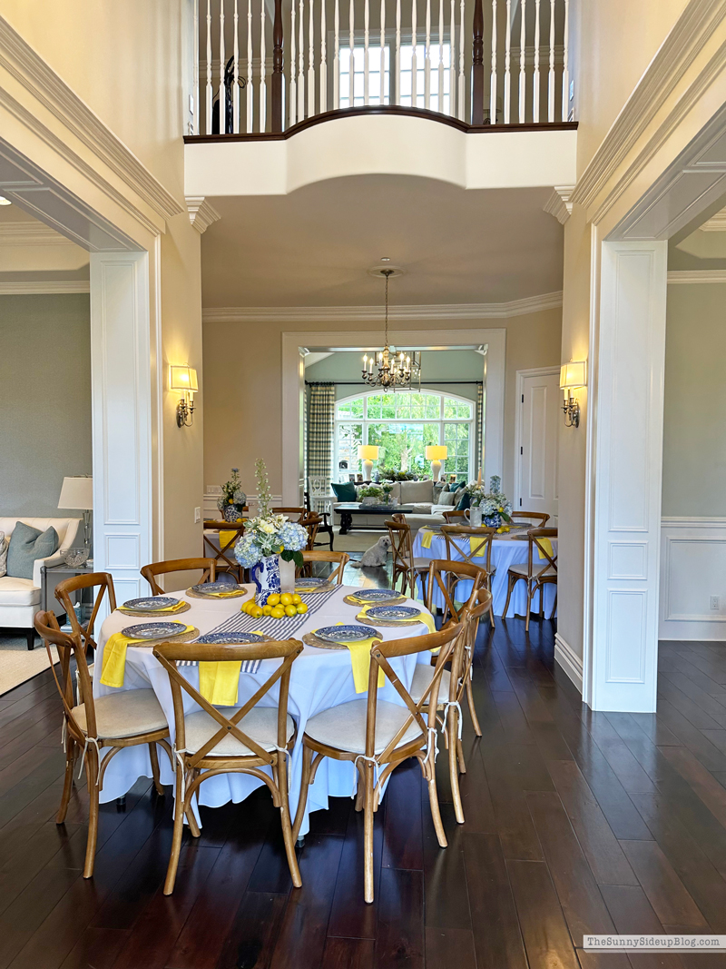 Blue and Yellow Wedding Shower with Lemons! (Sunny Side Up)