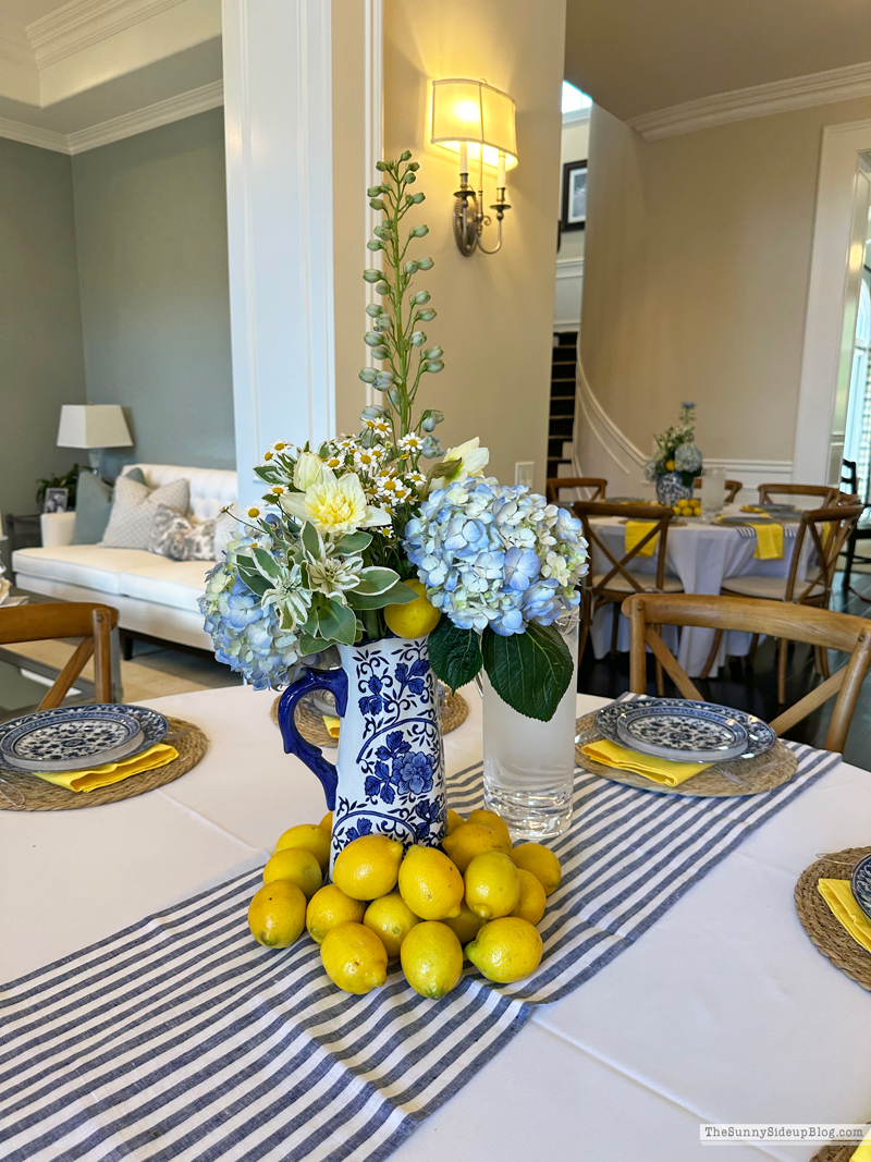 Blue and Yellow Wedding Shower with Lemons! (Sunny Side Up)